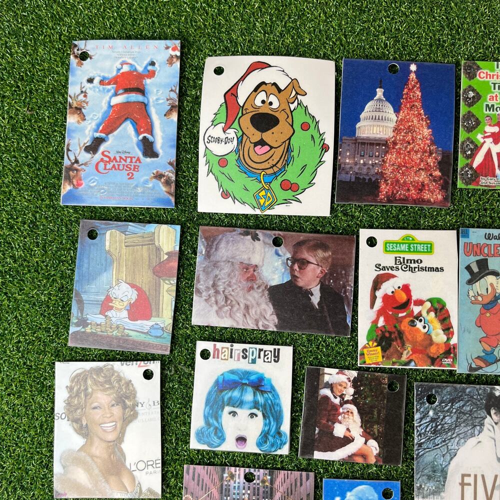 Vintage Lot Christmas Gift Tags and Cards Various Characters Themes - Picture 2 of 7